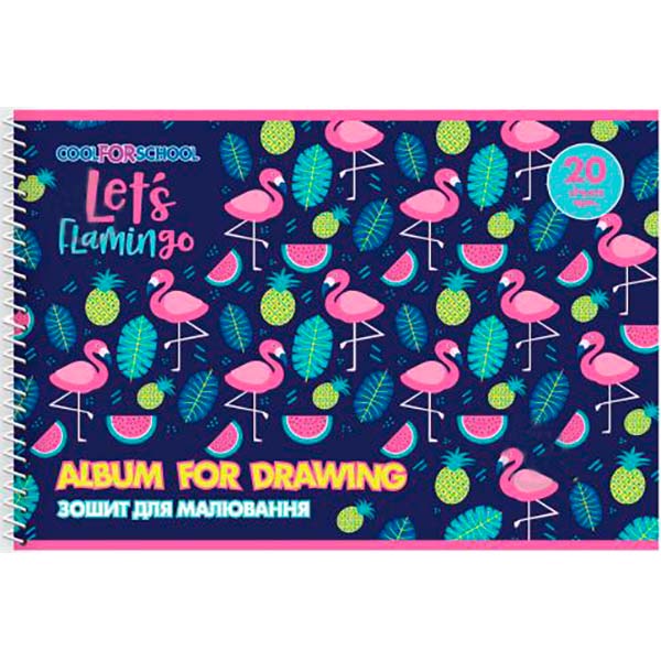 Альбом для рисования на пружине Cool For School 20 листов Beautiful
