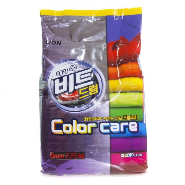 Порошок для машинной стирки Lion Beat Drum Color 2,25 кг 