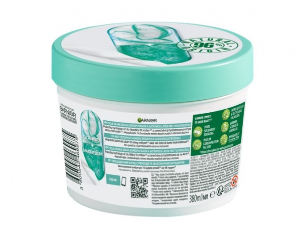 Крем для тела Garnier Body Superfood Алоэ увлажняющий для нормальной и сухой кожи тела 380 мл