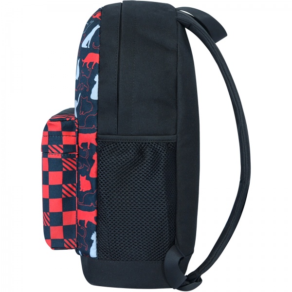 Рюкзак молодежный Bagland Cell and cats red 17 л 533664/1365