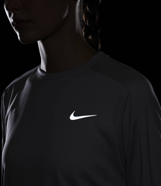 Джемпер Nike W NK DF PACER CREW DQ6379-012 р.S сірий