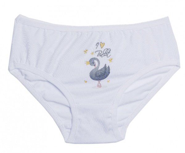 Трусы для девочек KOSTA р.134–140 белый 2640-1 