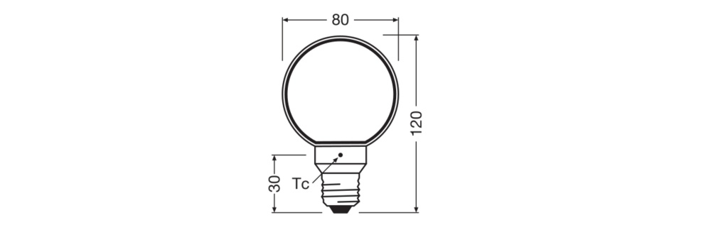 Лампа светодиодная Ledvance Vintage 1906 Globe 80 Filament O Lamp DIM 1800K Smoke 4 Вт E27 1800 К 220 В прозрачная