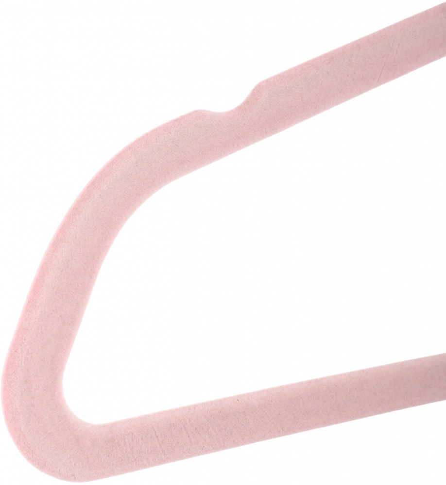 Набір вішалок Vivendi Velvet рожеві 12 шт.