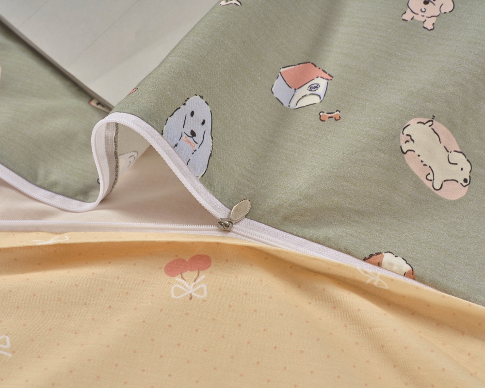 Комплект постільної білизни Elio 1,5 зелений La Nuit