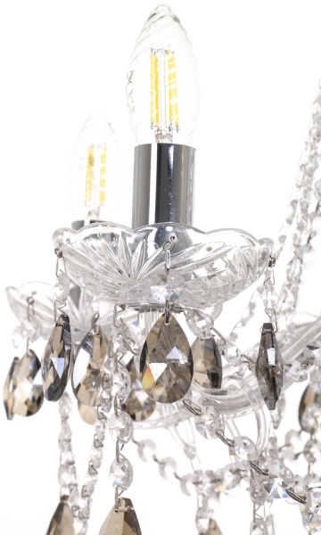 Люстра Crystal Life LM813/06-K16CC.SM 6x40 Вт E14 прозрачный/хром 