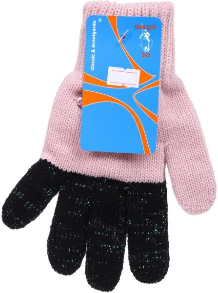 Варежки ДАЙС Lenor р.16 розовый 13830200 