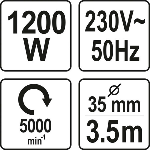 Вибратор для бетона YATO YT-82600