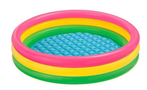 Басейн Intex 57422 дитячий, коло, захід сонця, 147-33 см., різнокольоровий