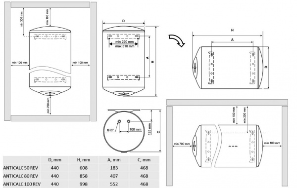 Бойлер Tesy ANTICALC REV 100 305191 