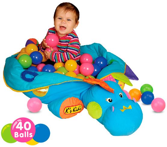 Ігровий набір K`s Kids Басейн з кульками Дракоша KA10789-PG