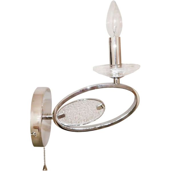 Бра Victoria Lighting Melody/AP1 1x40 Вт E14 никель 