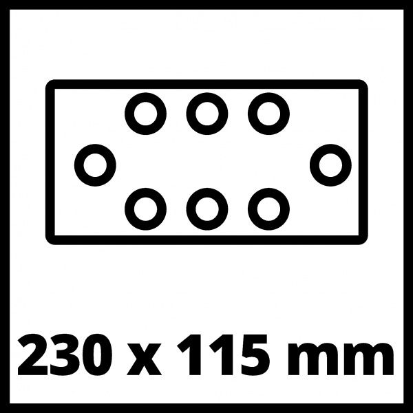 Вибрационная шлифмашина Einhell X-Change TE-OS 18/230 Li - Solo 4460720