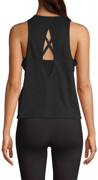 Майка Casall TEXTURE TANK OPEN BACK 22208901 р.40 чорний