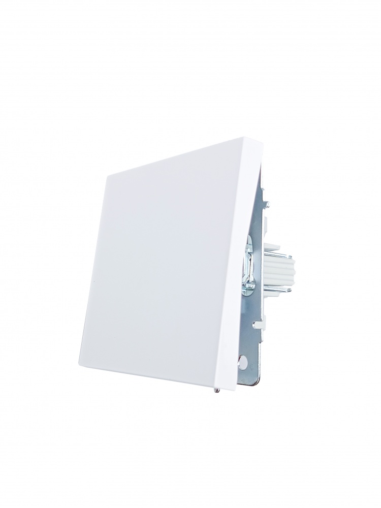 Механізм вимикача одноклавішний HausMark Juna без підсвітки білий