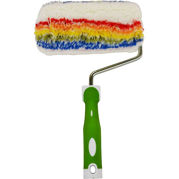 Валик з ручкою Tempo Euro Rainbow 18 см d6.8 см