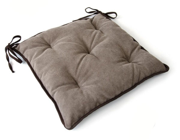 Подушка на стул Vitan Меркурий светло-коричневая 400x400 мм 2220001