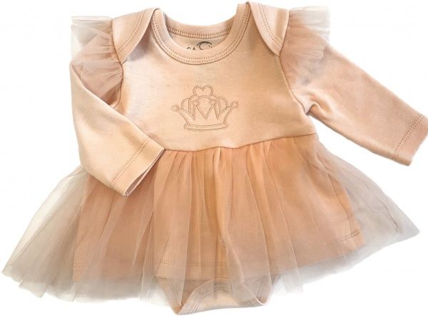 Боди детское Sasha р.62 персиковый 4566/1 