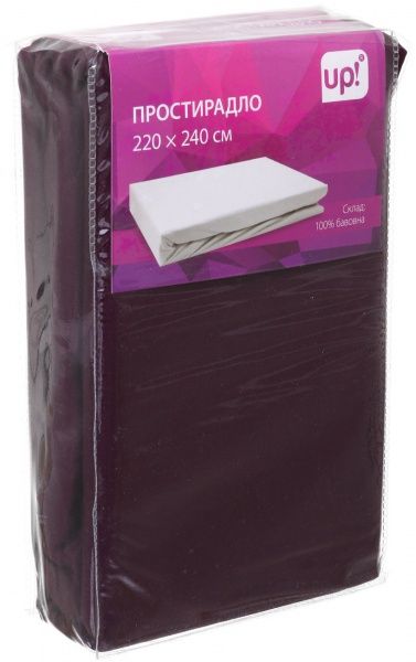 Простирадло 220x240 см в асортименті UP! (Underprice) 