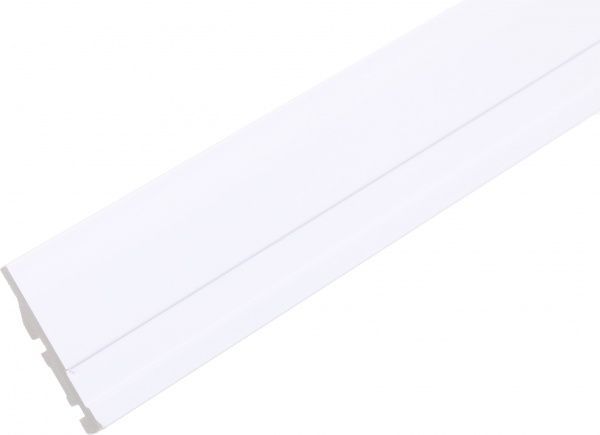 Плінтус білий King Floor JC887-W1 білий 2000x70x15 мм 