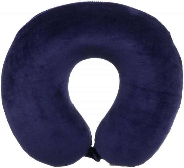 Подушка дорожная ортопедическая 30х30х9 см глубокий синий Luna