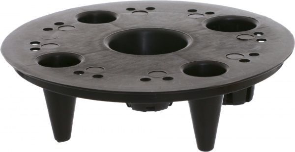 Горшок пластиковый Алеана Матильда круглый 11,9л салатовый (113092) 