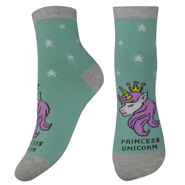 Шкарпетки дитячі унісекс Легка хода 9260 р. 22–24 м’ятна свіжість 