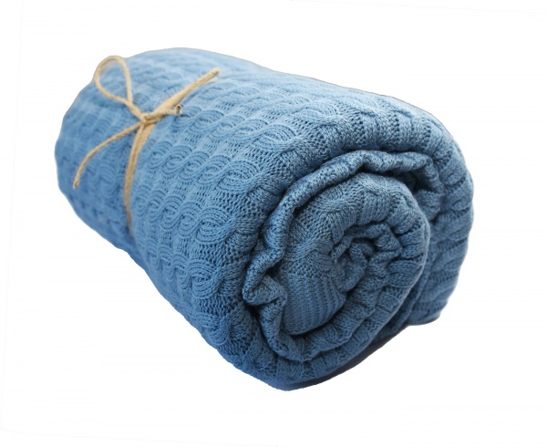 Плед Sweet home 130x170 см блакитний