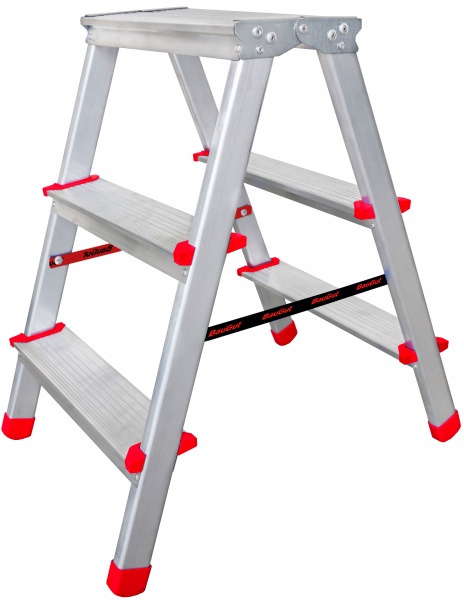 Лестница-стремянка BauGut BERG 2-сторонняя алюминиевая 2х3