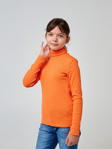Гольф для девочки Smil 114949 р.128 351 оранжевый 114949 