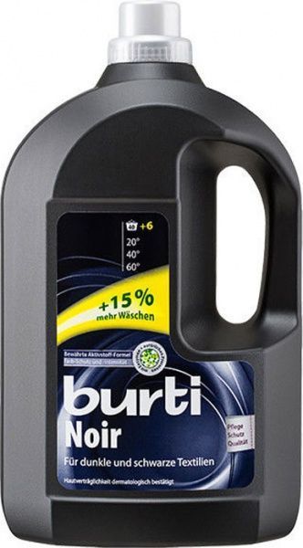 Гель для машинной и ручной стирки Burti Noir + 15% 3 л