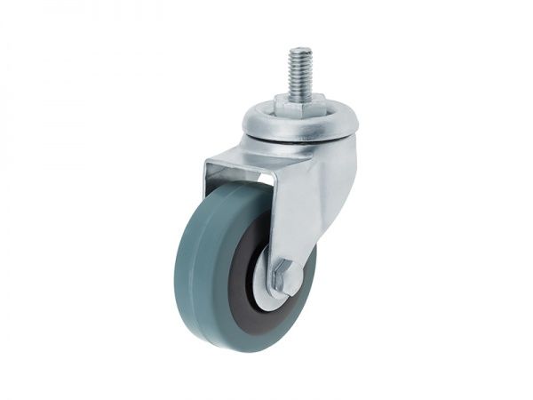 Ролик меблевий гумовий штифт М8 D35 мм Україна