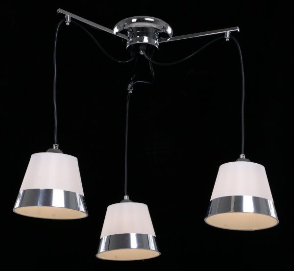 Светильник потолочный Accento lighting ALKK-GH96305-3 3x40 Вт E14 хром 