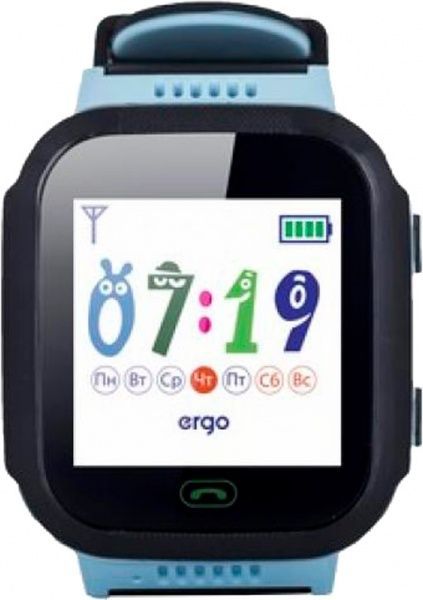 Смарт-годинник Ergo GPS Tracker Color J020 дитячий трекер blue (GPSJ020B)