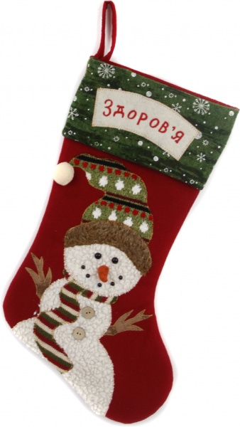 Сапожок декоративный Снеговик/Лось 50 см в ассортименте EPI-NC18-892/1.2.4 