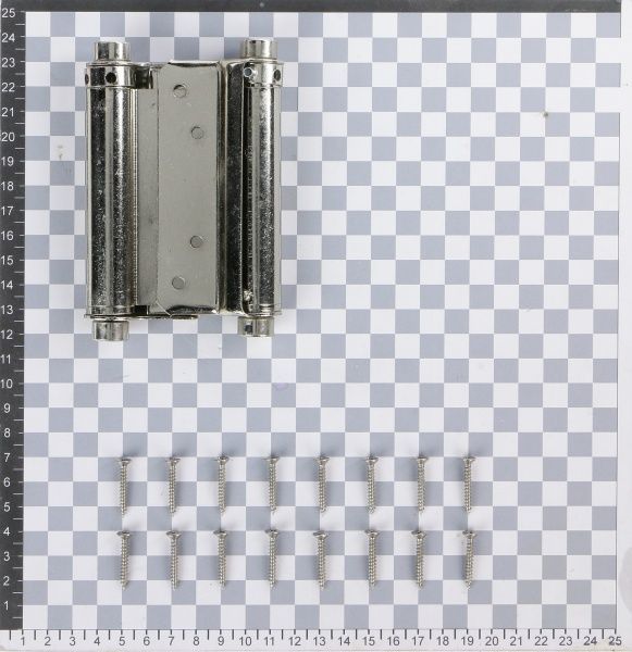 Петля пружина Bruno 48089 універсальна 100x75мм нікель універсальна