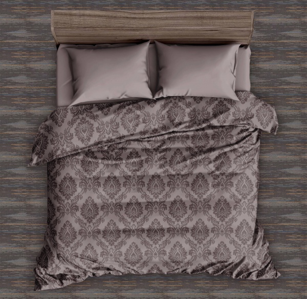 Набір наволочок Cipher 2 шт. 50x70 см коричневий La Nuit 