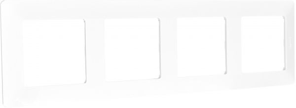 Рамка четырехместная Legrand Life универсальная белый 754004