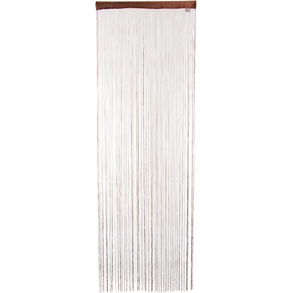 Штора-нитки Underprice Stripe шоколадна 90x280 см