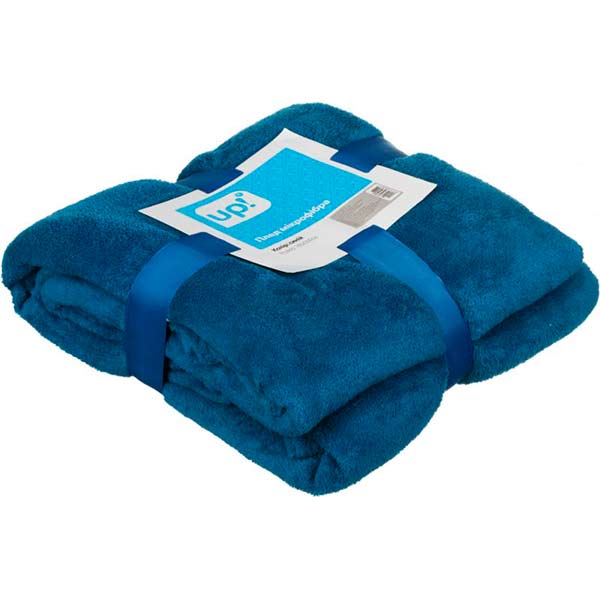 Плед мікрофібра Underprice Синій 160x200 см