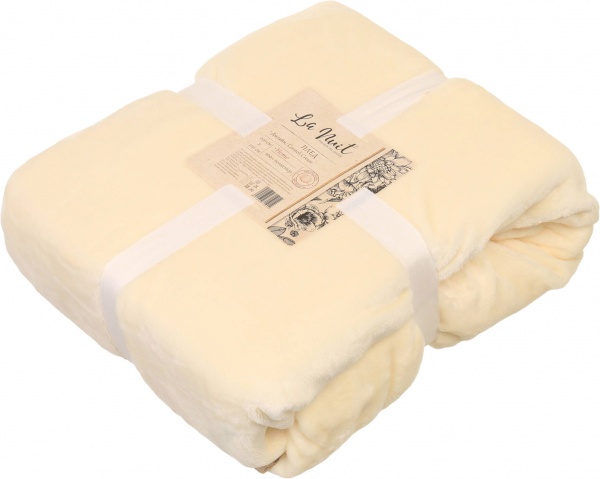 Плед Cannoli Cream 200x220 см бежевый La Nuit 