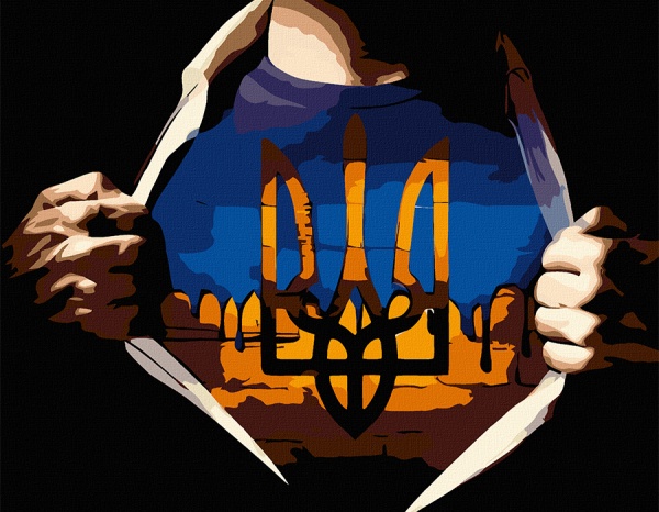 Картина за номерами Країна понад усе 35x45 см Rosa Start 