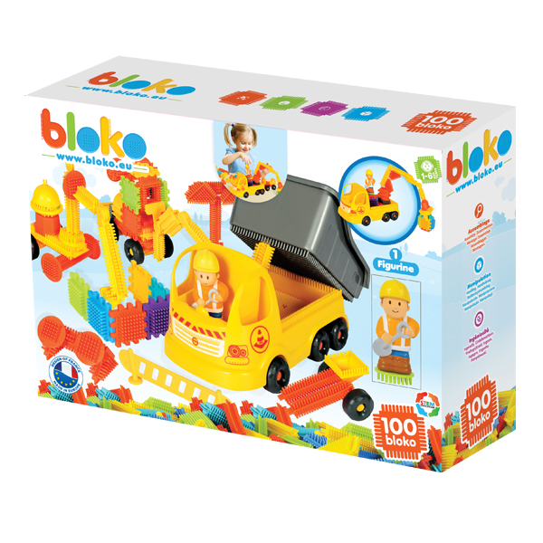 Конструктор Blocko Строительство 100 шт. 39x11,5x29 см 12237