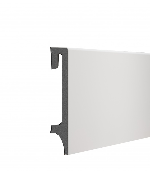 Плінтус ESPUMO 100 401 VOX білий мат 16х100х2500 мм 