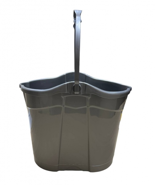 Ведро мерное с двумя носиками 14 л серый 