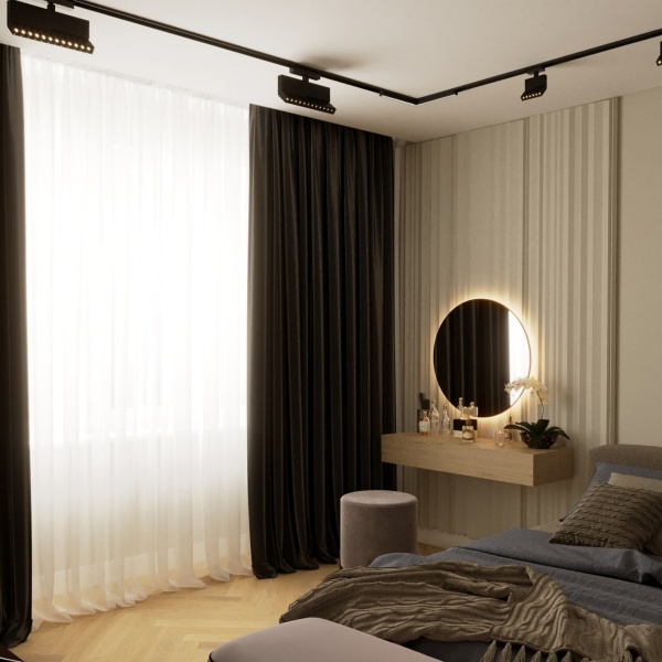 Магнитный трековый прожектор Victoria Lighting 12 Вт 4000 К черный Magnum-S4-231 black 