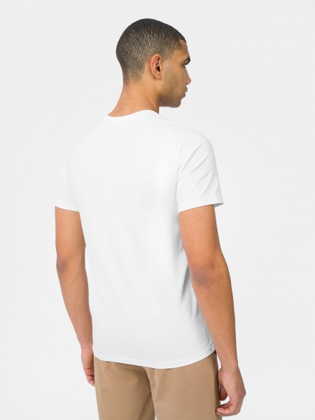 Футболка 4F TSHIRT 4FSS23TTSHM1048-10S р.L білий