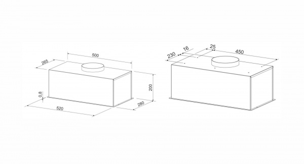 Вытяжка Eleyus URBAN 700 LED 52 IS