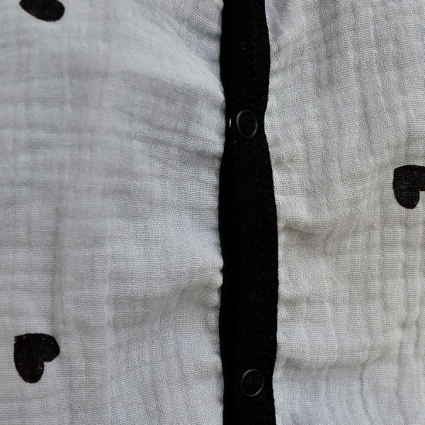 Песочник для девочки Blanka Сердечки р.80 серый 110303 