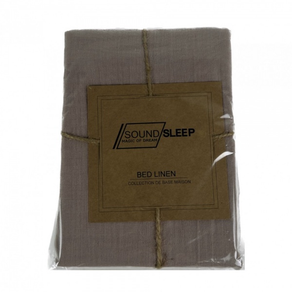 Наволочка Muslin Powder 50х70 70x50 см пудровый SoundSleep 